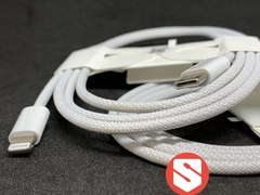 Cáp Bọc Dù Apple Lightning to TypeC cho iPhone 14 ProMax - Hàng Chính Hãng