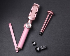 Bộ gậy tự sướng 3 Lens camera Leather Selfie Stick chính hãng