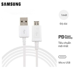 Cáp Micro USB Samsung Galaxy J7+ Dài 01M