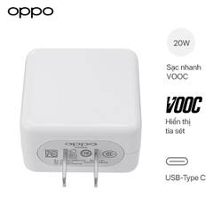 Củ Sạc Nhanh VOOC 3.0 20W - OPPO F11/F11 Pro/ Reno2/ Reno2 F - Hàng Chính Hãng - Fullbox