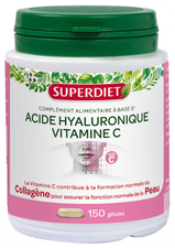 Viên uống đẹp da SUPERDIET Acide Hyaluronique & Vitamine C (150v)