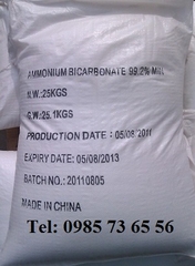 bột khai amoni bicacbonat, Ammonium bicarbonate, Baking soda, NH4HCO3