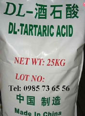 bán axit tartaric, tartaric acid, racemic acid, uvic acid, bán C4H6O6