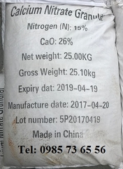 Canxi nitrat, Calcium Nitrate, Ca(NO3)2