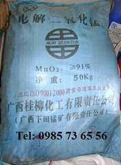 bán MnO2, mangan dioxit, Manganese dioxide, Manganese oxide