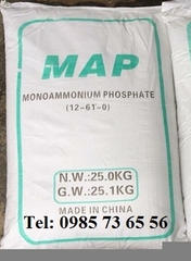 bán MAP, monoammonium phosphate, monoamoni photphat, (NH4)H2PO4