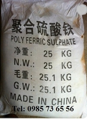 bán poly sắt sunphat, Polymeric Ferric Sulfate, Polymeric Iron Sulfate