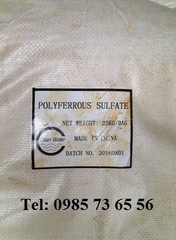 bán poly sắt sunphat, Polymeric Ferric Sulfate, Polymeric Iron Sulfate