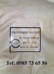 polyme sắt sunphat, Polymeric Ferric Sulfate, Polymeric Iron Sulfate