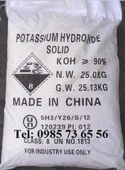 kali hydroxit, Potassium Hydroxide, Caustic potash, KOH