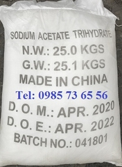 Natri axetat, Sodium Acetate, CH3COONa