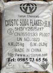 natri hydroxit, sodium hydroxide, Caustic soda flakes, xút vẩy NaOH