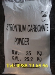 stronti cacbonat, strontium carbonate, SrCO3