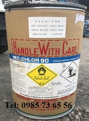 bán TCCA 90% viên 200g, Trichloroisocyanuric Acid, C3Cl3N3O3