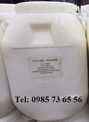 bán TCCA 90% dạng bột, Trichloroisocyanuric Acid, C3Cl3N3O3