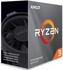 CPU AMD Ryzen 3 3300X, Wraith Stealth cooler/ 3.8 GHz (4.3 GHz with boost) / 18MB / 4 cores 8 threads / 65W / Socket AM4