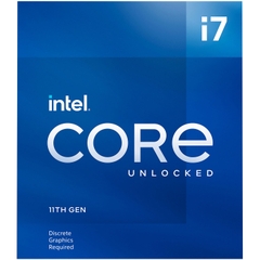 CPU Intel Core i7-11700KF (16M Cache, 3.60 GHz up to 5.00 GHz, 8C16T, Socket 1200)