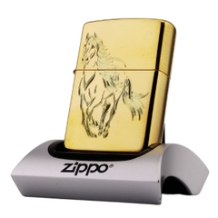Zippo Khắc Cao Cấp Tuổi Ngọ ngựa