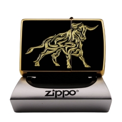 Zippo Khắc Cao Cấp Tuổi Sửu quà tặng cao cấp ý nghĩa