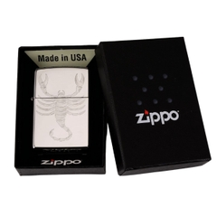 Zippo Khắc 12 Cung Hoàng Đạo Bọ Cạp - Scorpio mới 100%