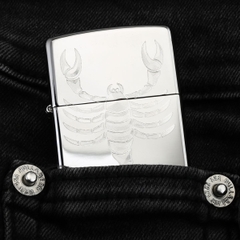 Zippo Khắc 12 Cung Hoàng Đạo Bọ Cạp - Scorpio nhỏ gọn tinh tế