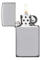 Zippo Slim High Polished Chrome 3