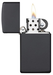 Zippo Black Matte Slim 2