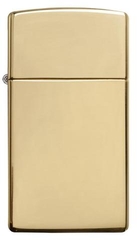 Zippo Slim Solid Brass 1