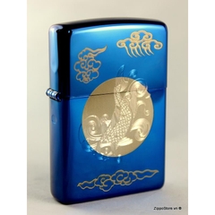 Zippo Khắc Cá Chép Vượt Vũ Môn 7