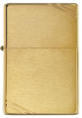 Zippo Vintage Brushed Brass 1