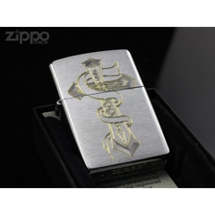 Zippo Chrome Bạc Nhám Thánh Giá 3