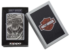 Zippo Harley Davidson Motor Flag Street Chromre 5