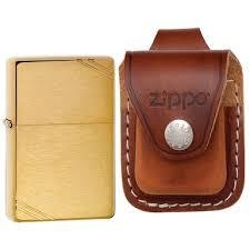 Zippo Vintage Brushed Brass 8