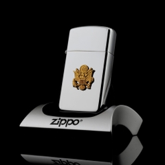 Zippo-GOLD-EMBLE-LOGO-UNITED-STATES-HIGH-POLISH-SLIM-1991-Zippo-la-ma-chinh-hang-tai-sai-gon-quan-go-vap