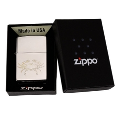 Zippo Khắc 12 Cung Hoàng Đạo Cự Giải - Cancer bật lửa zippo