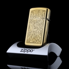 Zippo-slim-FLOWER-VETENIAN-GOLD-BRASS-1991-dong-nguyen-khoi-hoa-tiet-vang-hoa-gia-tri-suu-tam-cao-bat-lua-may-man-phong-thuy