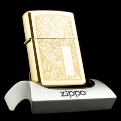 Zippo Venetian Brass 1999 XV Hoa Văn Ý Đồng Nguyên Khối