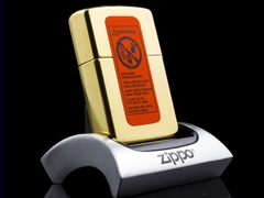 Zippo La Mã Gạch Elegance Mạ Vàng 22K IV 1988 2