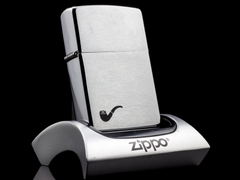 Zippo La Mã Tẩu Brushed Chrome XI 1999 1