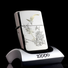 Zippo Phong Thủy Mẫu Đơn Phú Quý