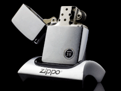 Zippo Cổ Brushed Chrome 2 Chấm 1963 4