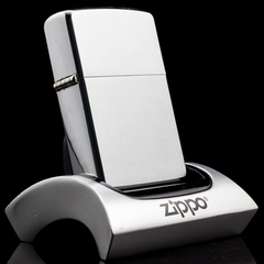 Zippo Cổ Brushed Chrome 1 Gạch Thẳng 1973