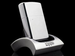 Zippo Cổ Brushed Chrome 1 Gạch Thẳng 1973 3