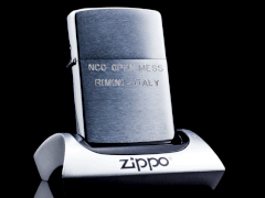 Zippo Cổ NCO OPEN MESS RIMINI - ITALY 1967 7 Gạch Thẳng 1