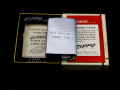 Zippo Cổ NCO OPEN MESS RIMINI - ITALY 1967 7 Gạch Thẳng 7