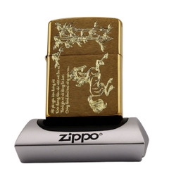 Zippo Khắc Mã Đáo Thành Công may mắn