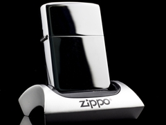 Zippo Cổ High Polish Chrome 2 Gạch 1980 1