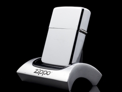 Zippo Cổ High Polish Chrome 1971 3 Gạch Thẳng 4