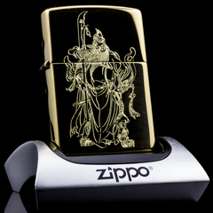 Zippo Khắc Hai Mặt Nghĩa Khí Quan Công