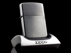 Zippo Cổ Brushed Chrome 4 Gạch 1986